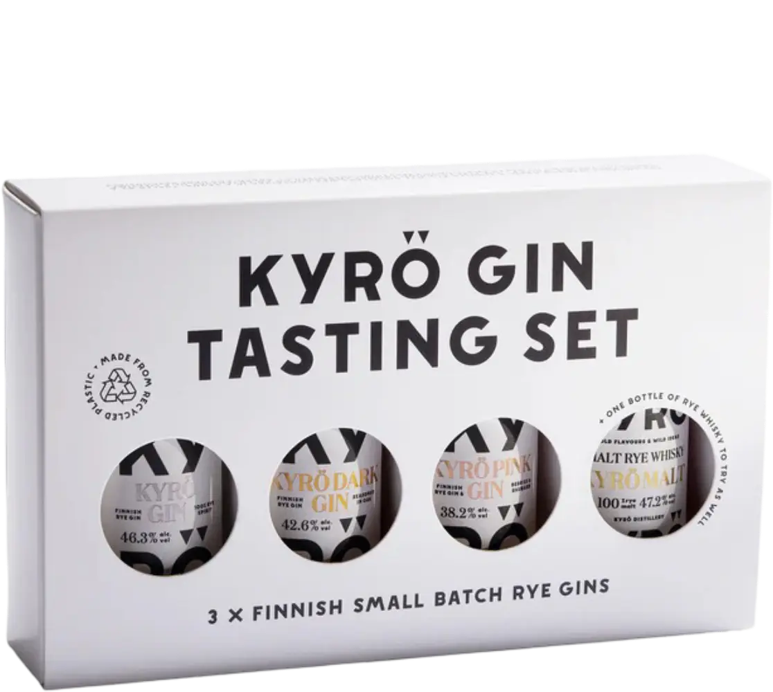 Kyrö Degustační set Kyrö Gin + Whisky 4x0,05l