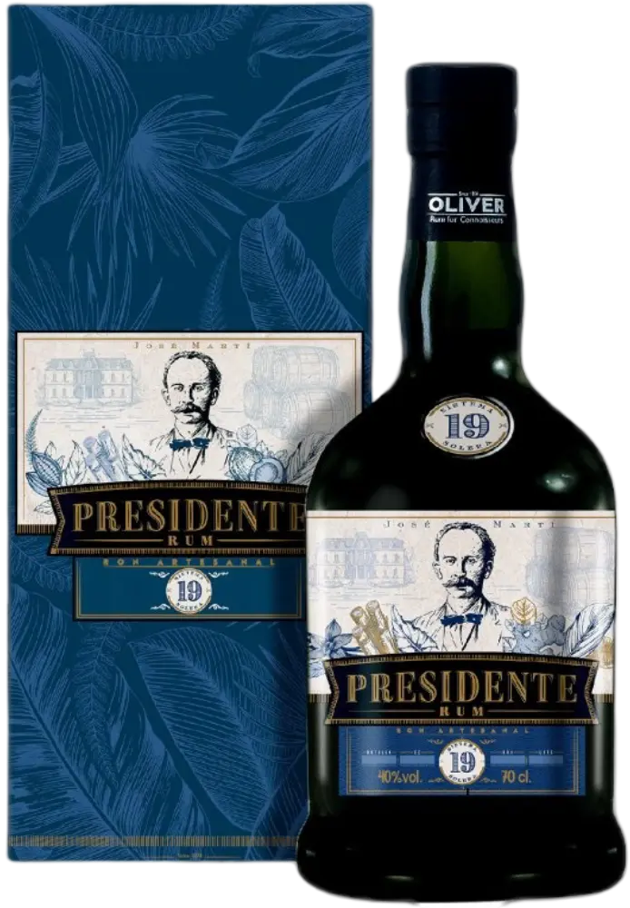 Oliver & Oliver Rum Presidente 19 Sistema Solera 0,7l 40% + Dárkové balení