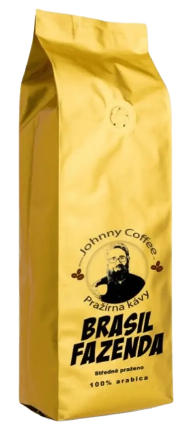 Conso med s.r.o. Káva Johnny Coffee Brasil Fazenda - Tmavě pražená 250g