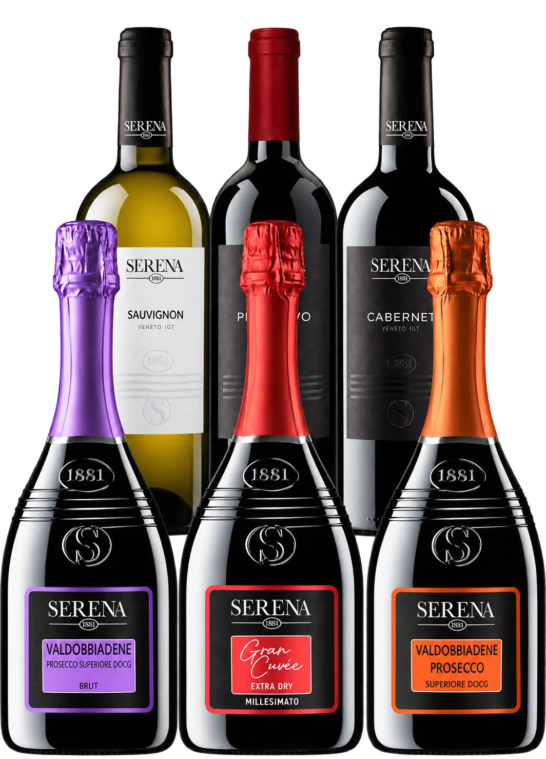 Serena Wines 1881 Set Serena Italský večer 4+2 zdarma