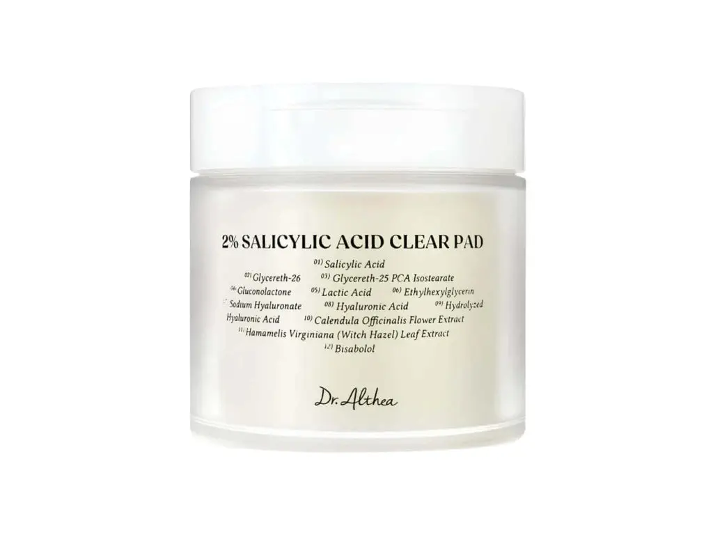 Dr.ALTHEA DR. ALTHEA - 2% Salicylic Acid Clear Pad - Čisticí tamponky s 2% kyselinou salicylovou - 65 ks