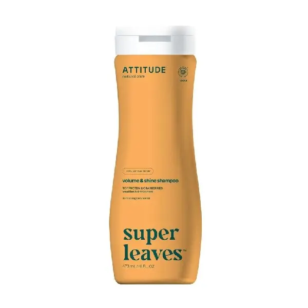 Šampon ATTITUDE Super leaves lesk a objem - sójový protein a brusinky 473 ml (AT001)