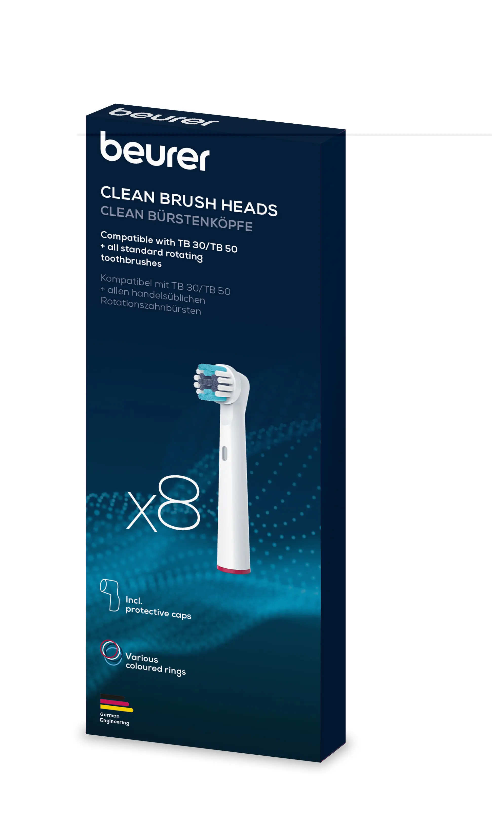 Beurer Náhradní kartáčkové hlavice Clean 8 ks