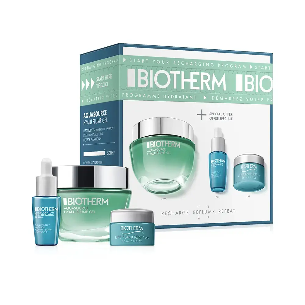 Biotherm Dárková sada pleťové péče Aquasource Hyalu Plump Gel Set