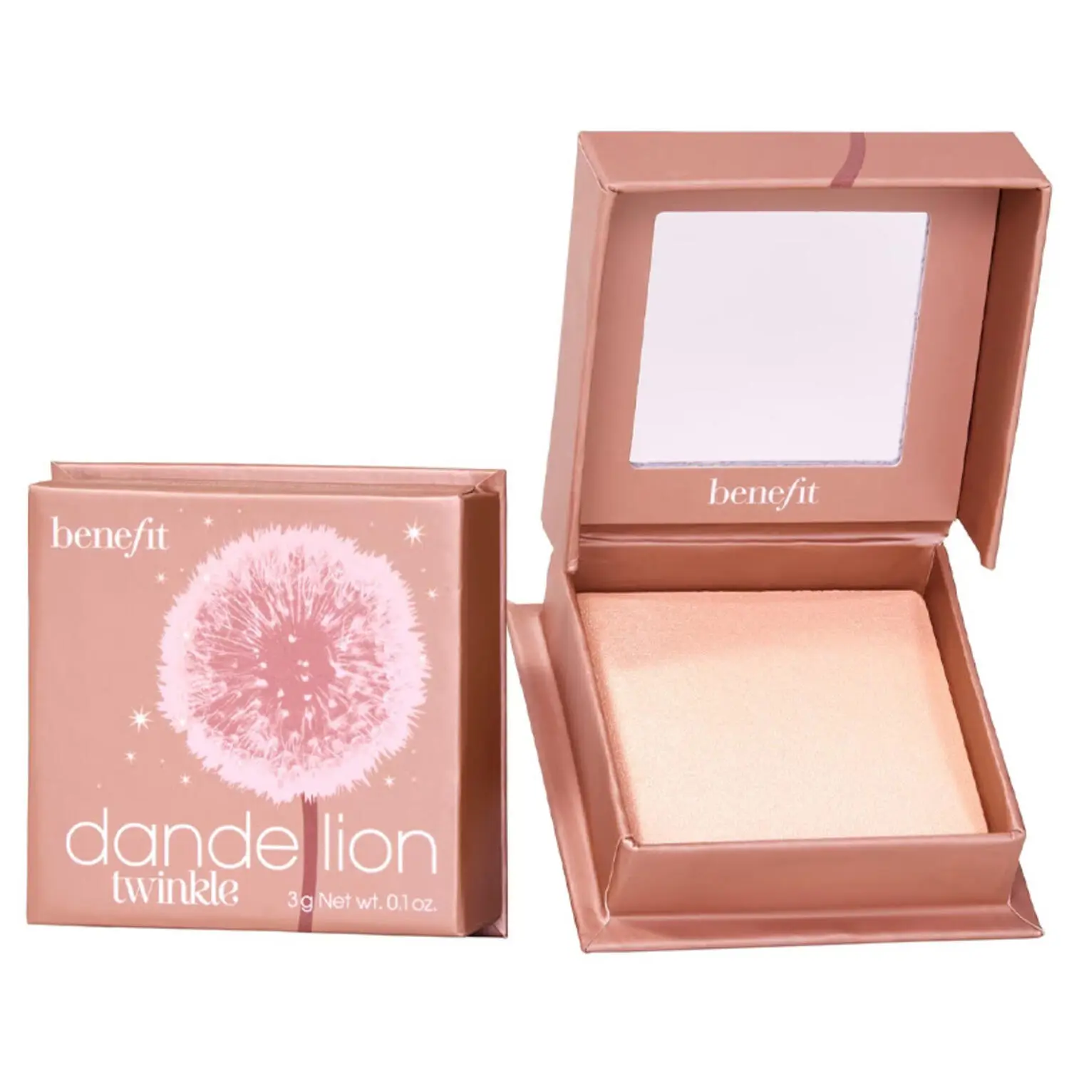BENEFIT COSMETICS - Dandelion Twinkle - Jemně růžový rozjasňovač