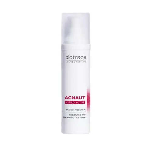 Biotrade Hydratační pleťový krém pro problematickou pleť Acnaut Hydro Active (Rehydrating and Nourishing Face Cream) 60 ml