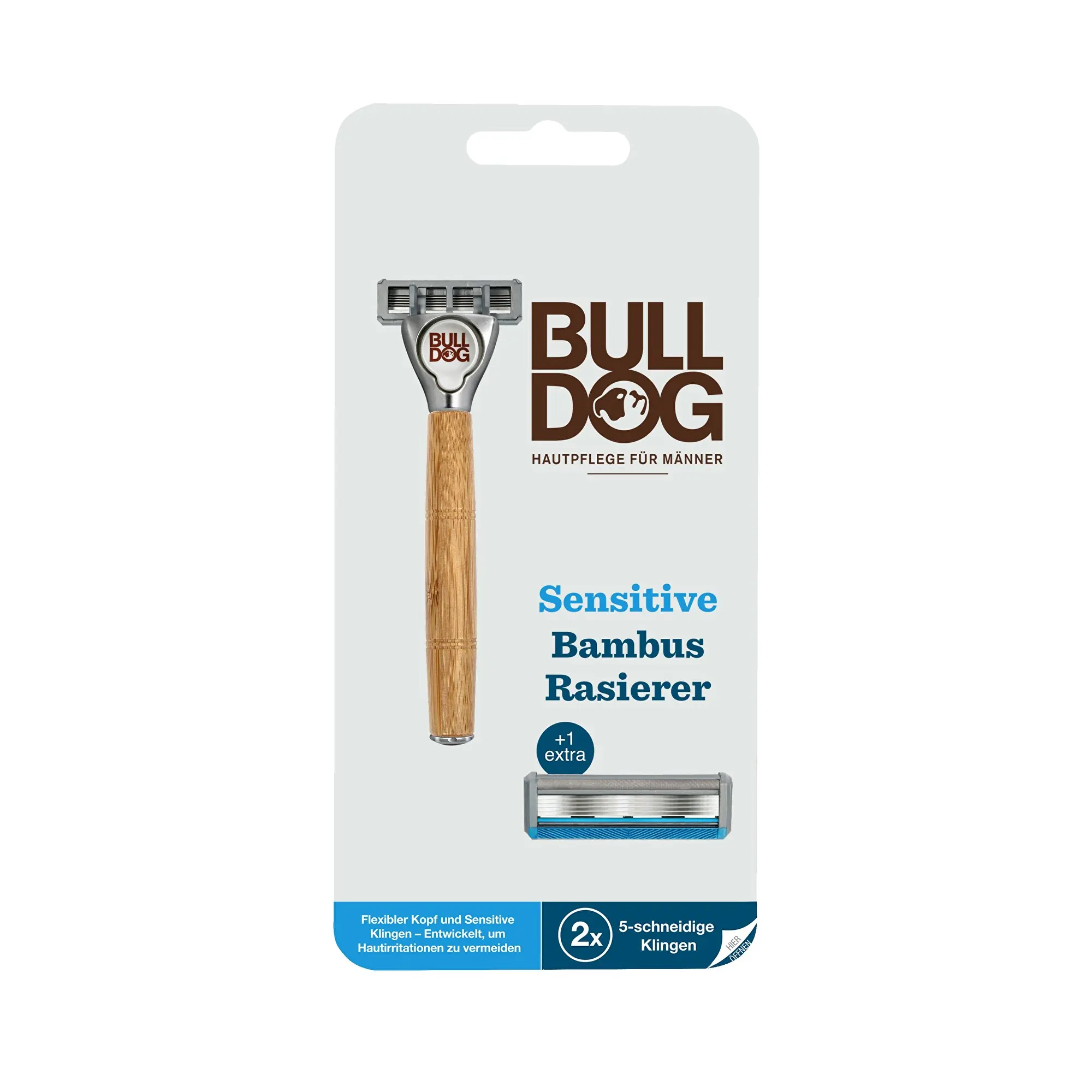 Bulldog Sensitive Bamboo - Holící strojek náhradní hlavice 2ks