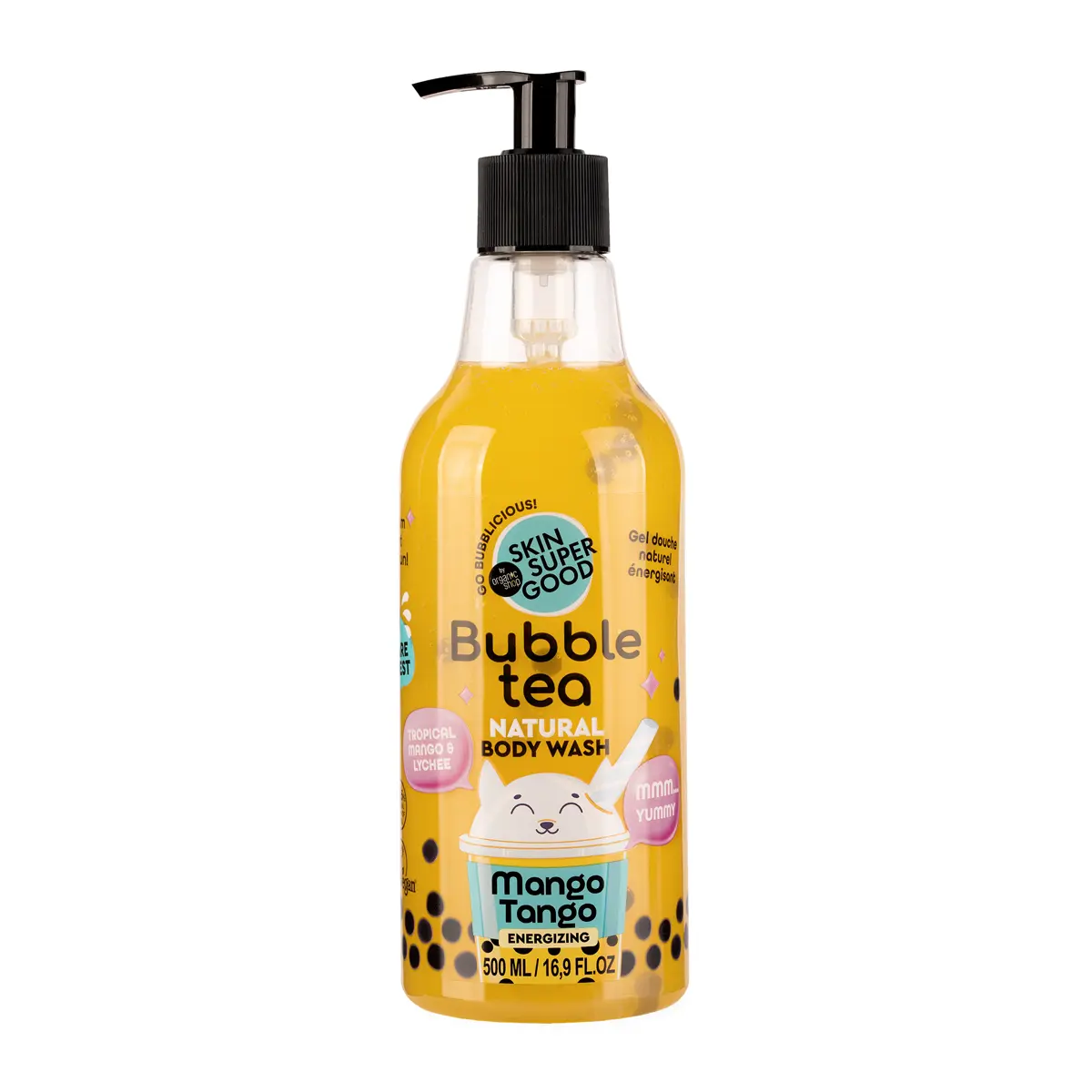 Organic Shop Energizující sprchový gel Bubble Tea Mango Tango (Body Wash) 500 ml