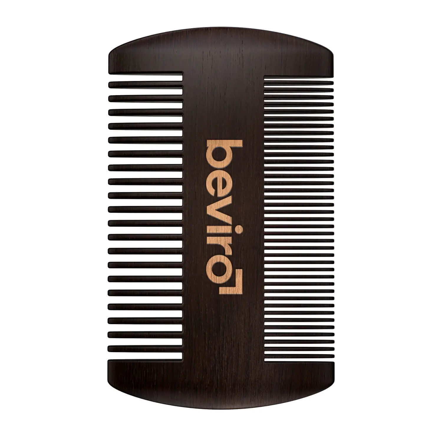 beviro Hřeben na vousy z hruškového dřeva (Beard Comb)