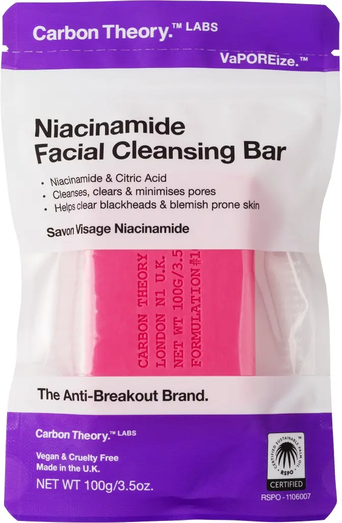 Carbon Theory CT VaPOREize Cleansing Bar čistící mýdlo 100 g