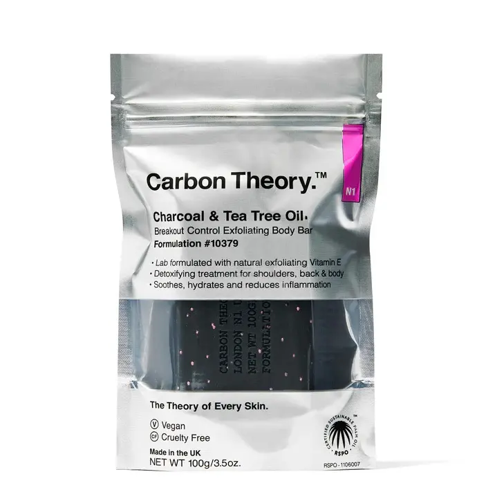 Carbon Theory Exfoliating Body Bar mýdlo 100 g