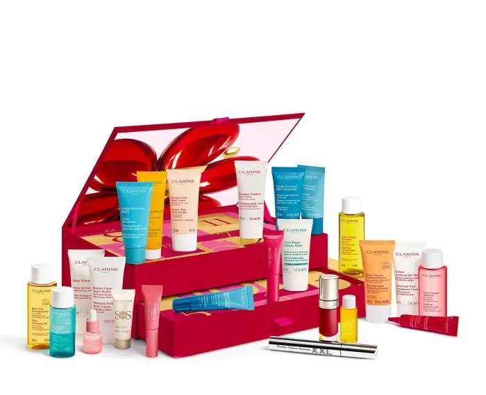 Clarins ADVENT CALENDAR objevte 24 ikonických produktů Clarins 1 ks