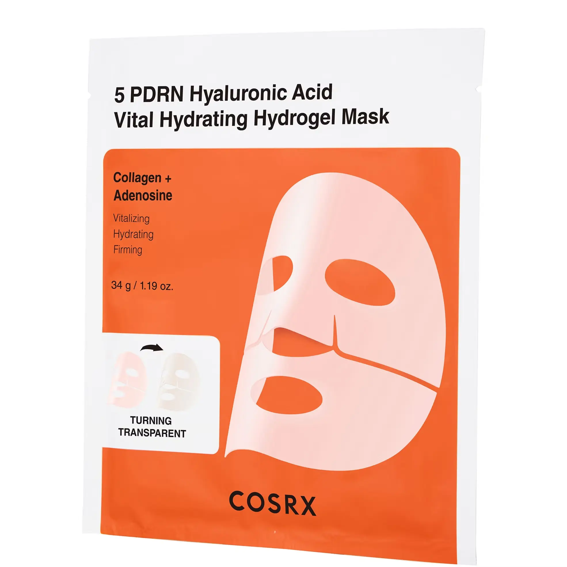 COSRX 5 PDRN Hyaluronic Acid Vital Hydrating Hydrogel Mask