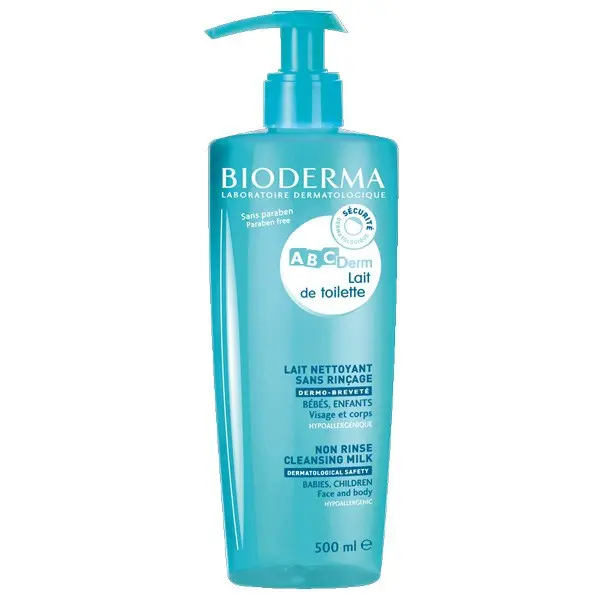 Bioderma ABCDerm Lait de Toilette Non Rinse Cleansing Milk čistící mléko pro děti 500 ml