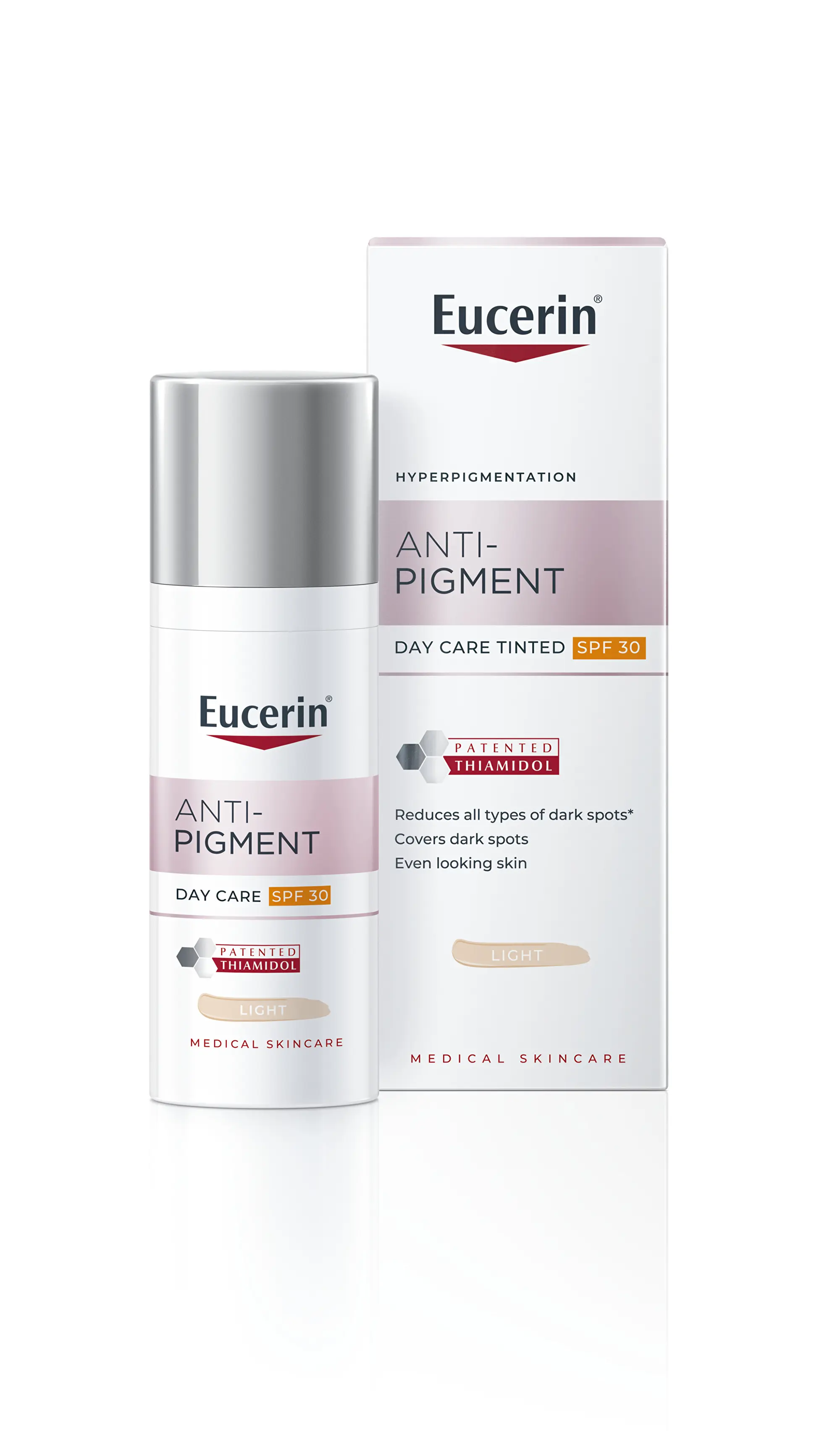 Eucerin Denní tónovaný krém SPF 30 Antipigment (Tinted Cream) 50 ml