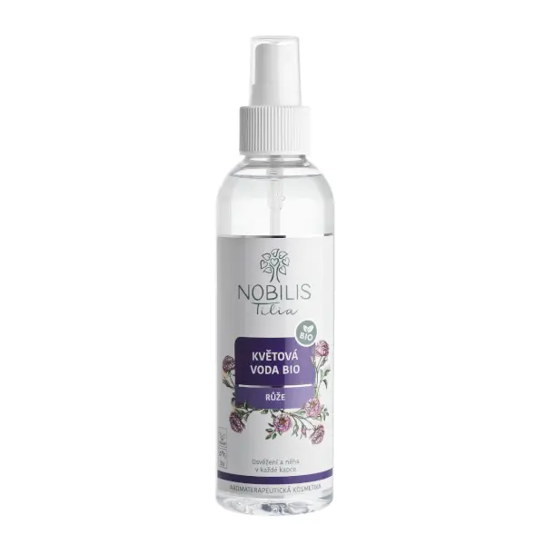 Nobilis Tilia Květová voda BIO Růže, 200 ml