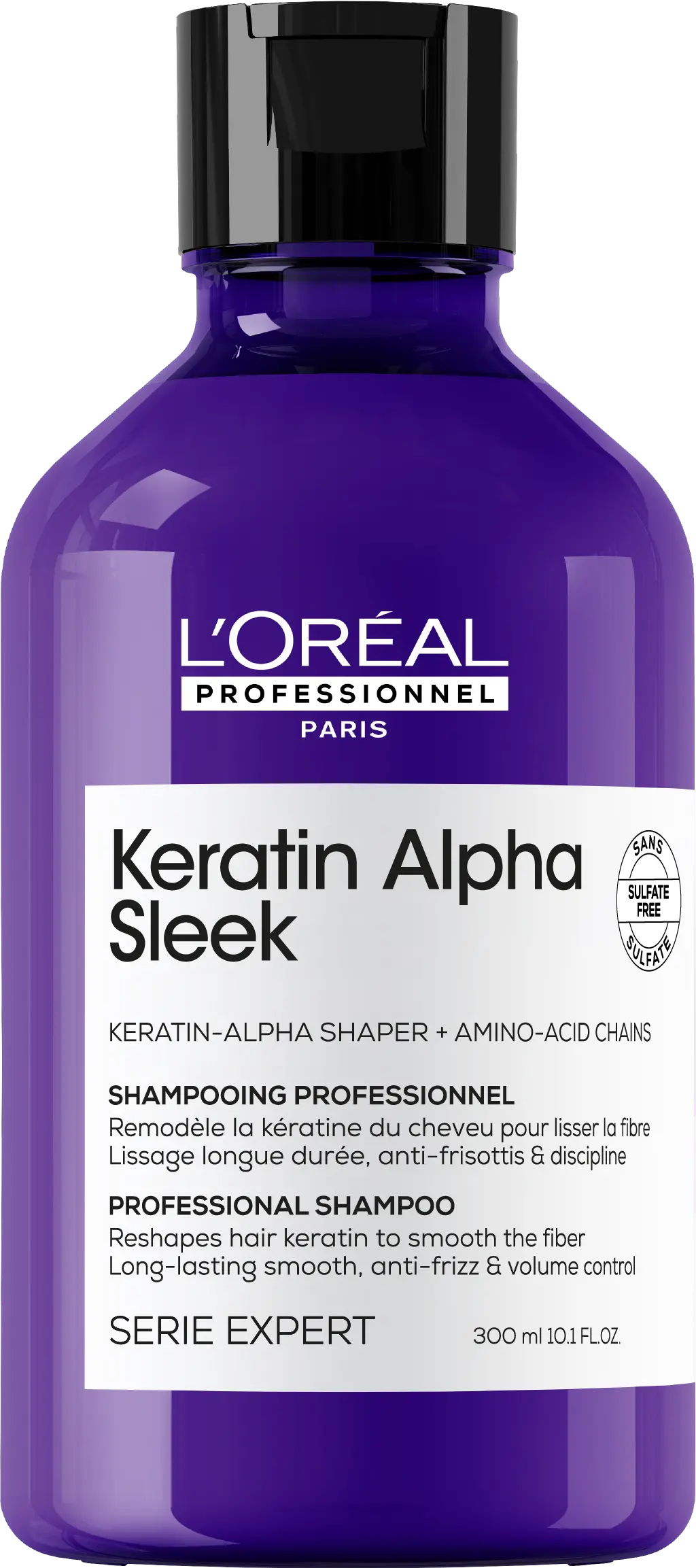 L'Oréal Professionnel Uhlazující šampon Keratin Alpha Sleek Shampoo 300 ml