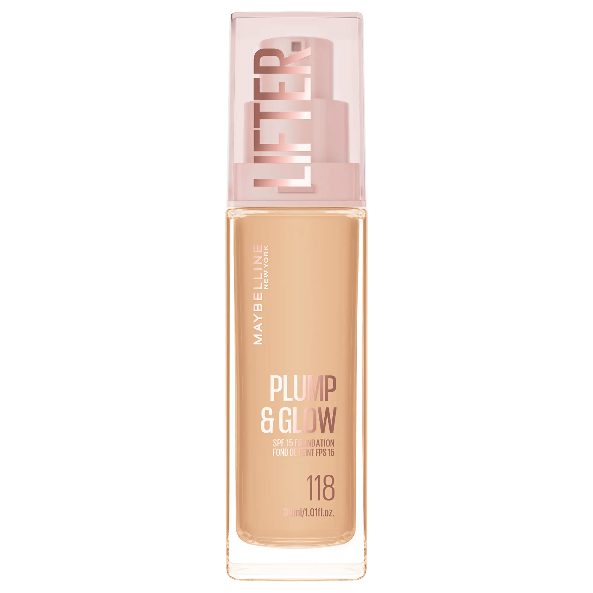 Maybelline New York Make-up Face Lifter Plump & Glow Foundation 118