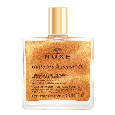 Nuxe Huile Prodigieuse® OR Multifunkční třpytivý suchý olej multifunkční třpytivý suchý olej na pleť, tělo a vlasy 50 ml