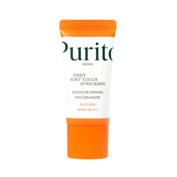 PURITO Opalovací krém na obličej SPF 50+ (Daily Soft Touch Sunscreen) 15 ml