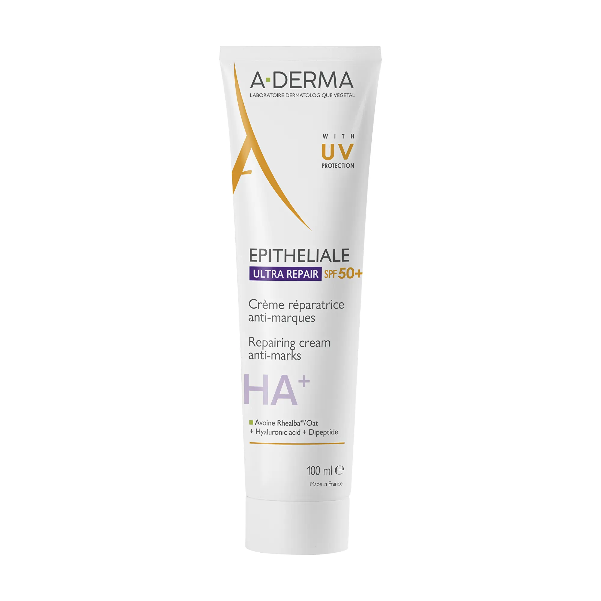 A-DERMA Regenerační krém SPF 50 Epitheliale Ultra Repair (Repairing Cream Anti-Marks) 100 ml