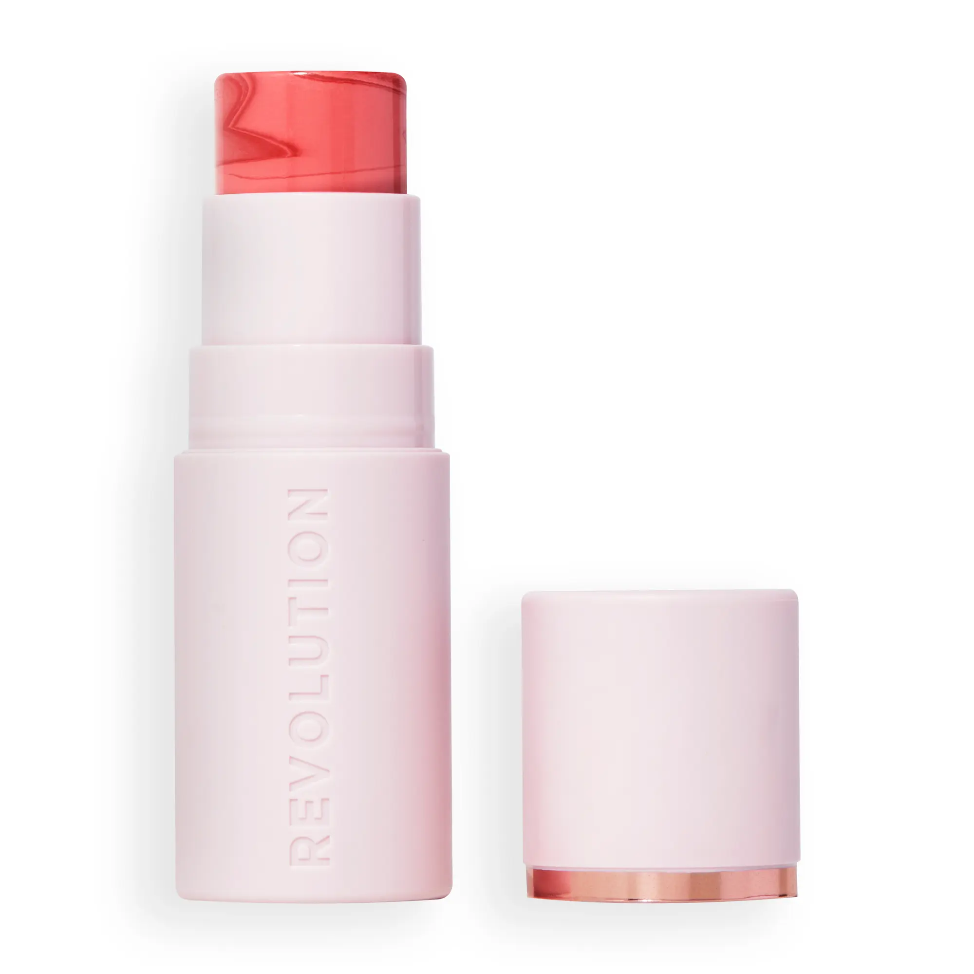 Revolution Tvářenka v tyčince Silk Blush Blusher Stick 4,5 g Rosy Cheeks