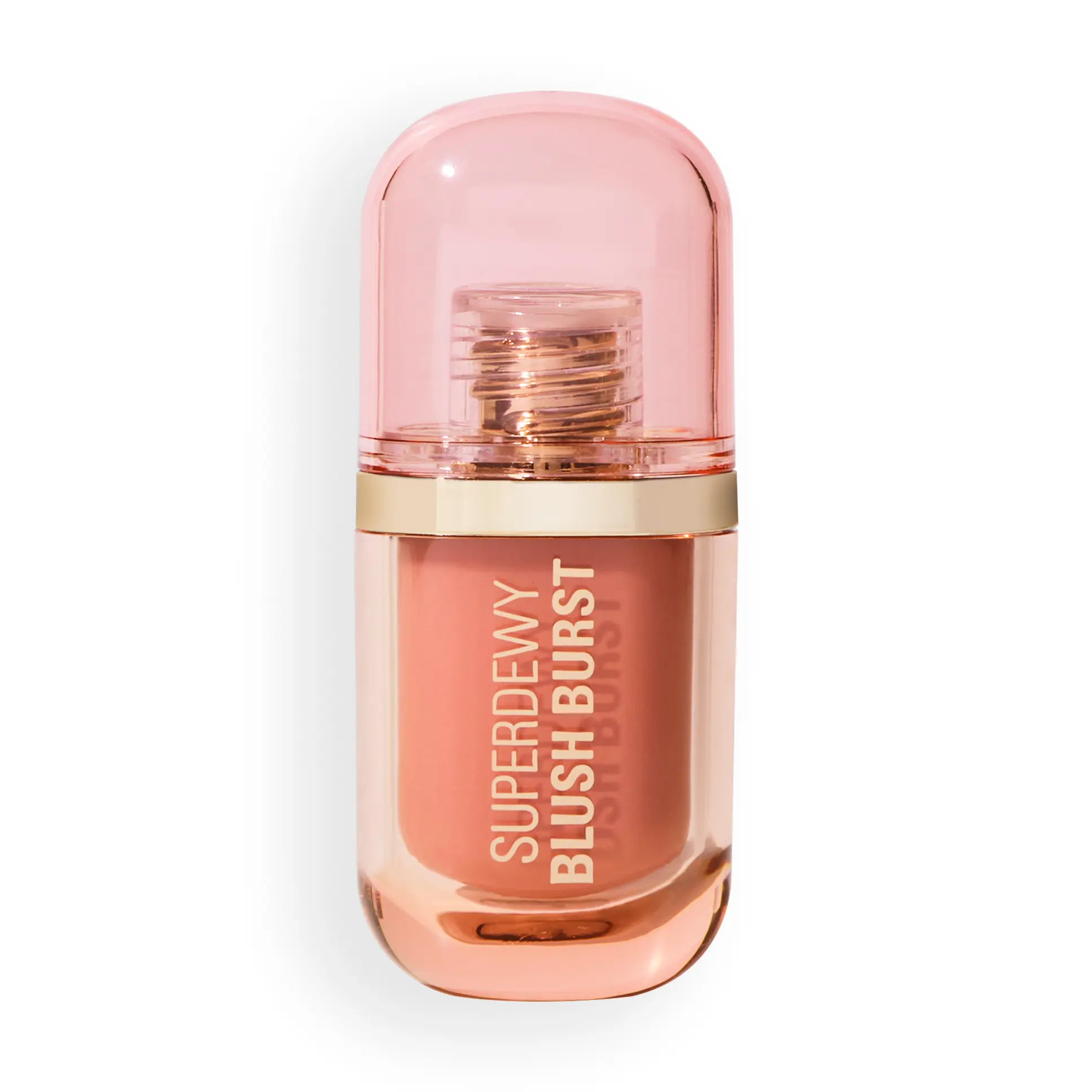 Revolution Tekutá tvářenka Superdewy Blush Burst 4,2 ml Pink Fizz Soft Pink