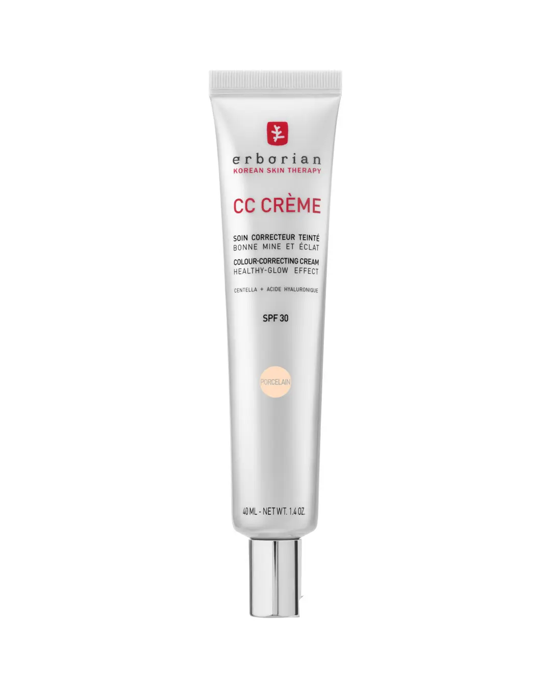 Erborian CC CREME CC krém na korekci barvy pleti pro zdravý zářivý vzhled - PORCELAIN 40 ml 40 ml