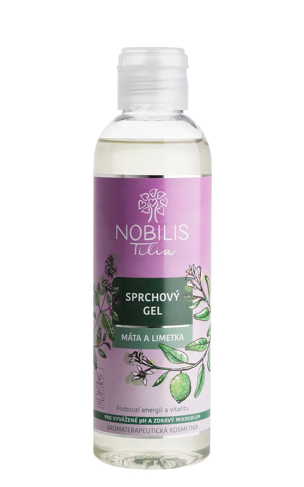Nobilis Tilia Sprchový gel Máta a limetka 200 ml