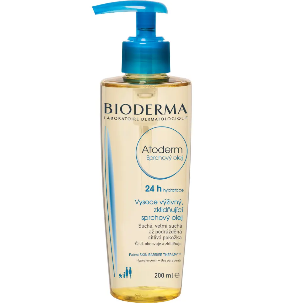 BIODERMA Atoderm sprchový olej ,200 ml, (poškozený aplikátor)