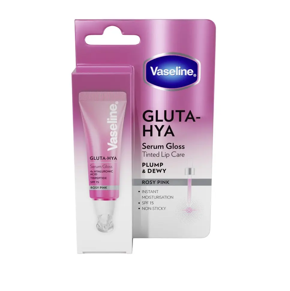 Vaseline Gluta-Hya Lip Serum Rosy Pink 10 ml