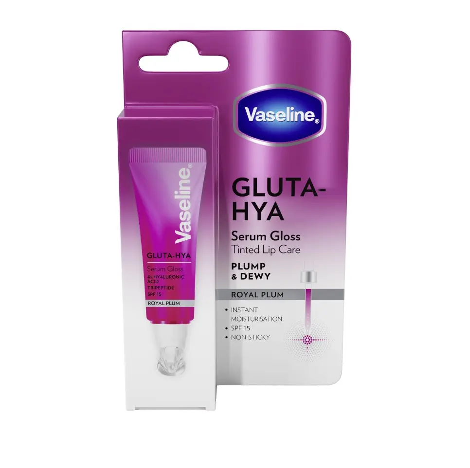 Vaseline Sérum na rty GlutaHya Royal Plum 10 ml