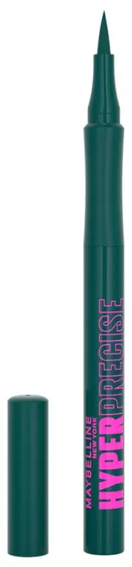 Maybelline Voděodolná oční linka ve fixu Hyper Precise All Day (Liquid Pen) 1 ml Emerald Green