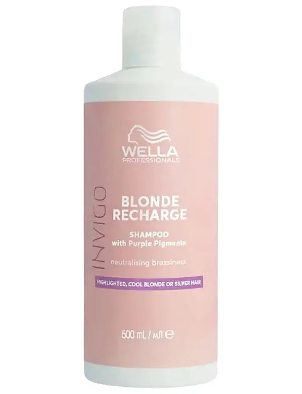 Wella Professionals Invigo Blonde Recharge Shampoo šampon proti žloutnutí odstínu 500 ml