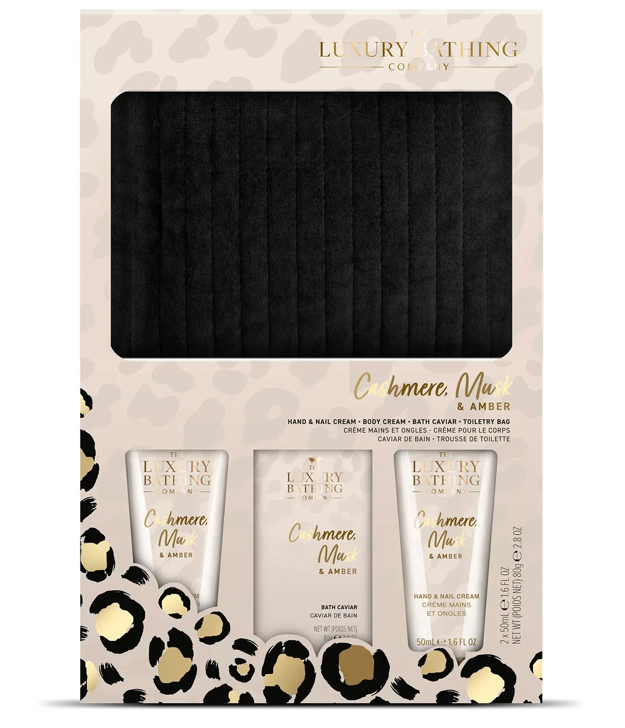 The Luxury Bathing Company Dárková sada tělové péče Kašmír, Mošus & Ambra 4 ks