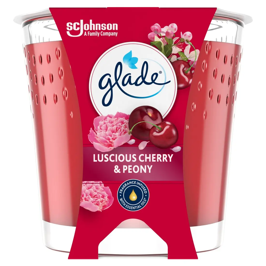 Glade Vonná svíčka Luscious Cherry & Peony 112 g