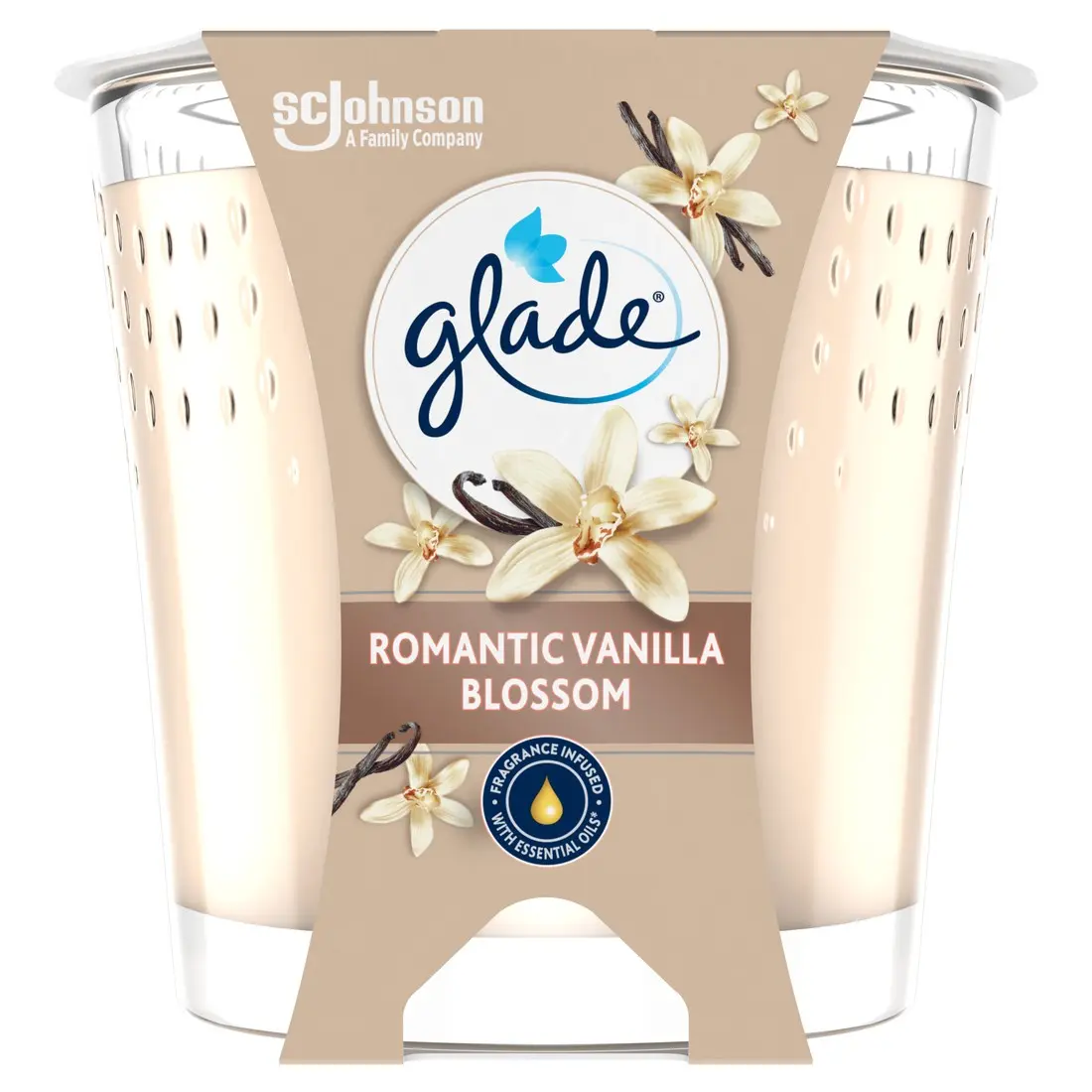 Glade Vonná svíčka Romantic Vanilla Blossom 112 g