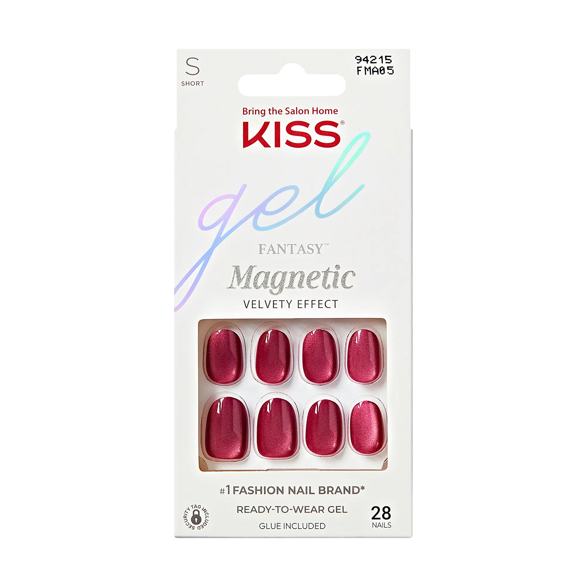 KISS Gelové nehty Gel Fantasy Magnetic (Set Us Free) 28 ks