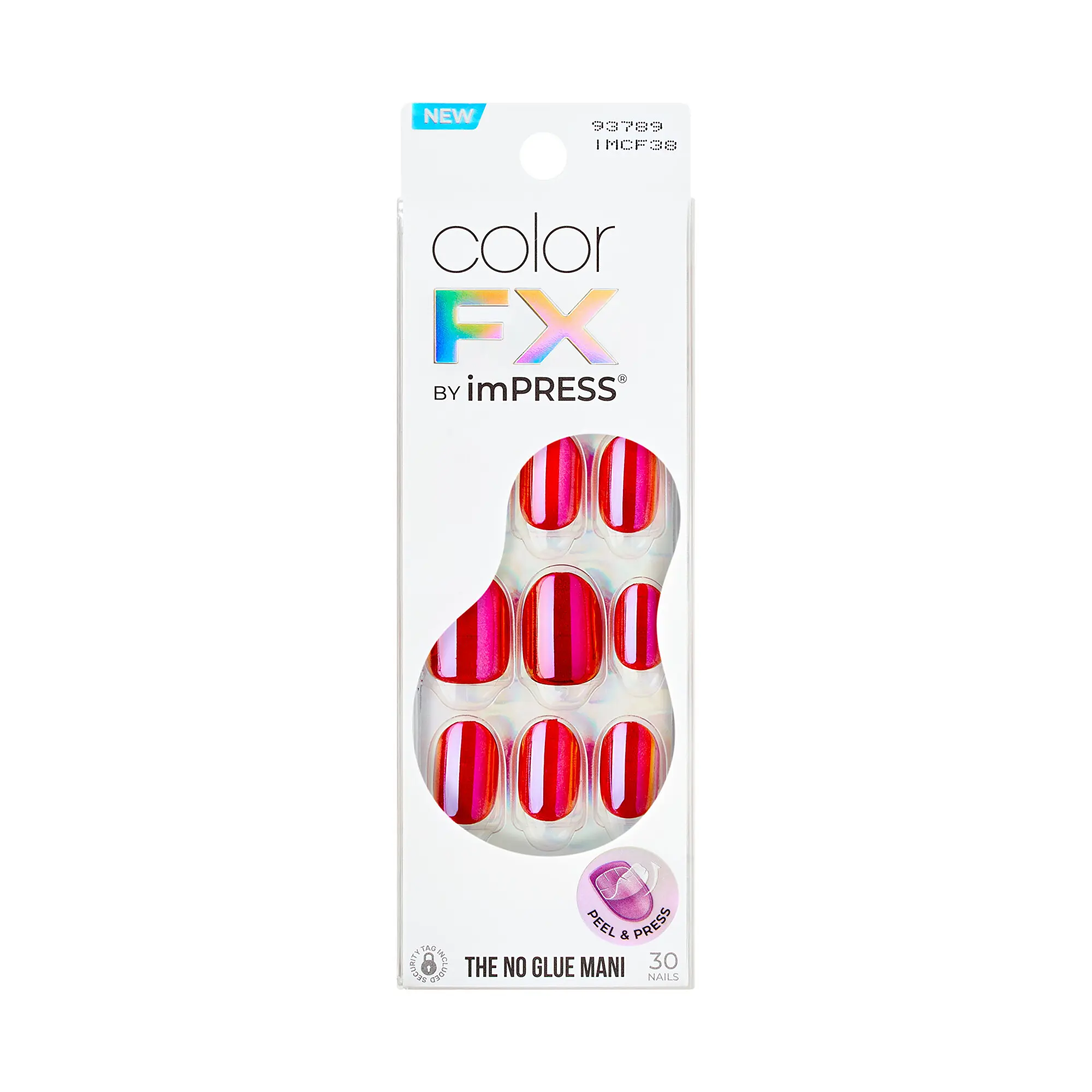 KISS Samolepicí nehty imPRESS Color FX (Floating) 30 ks