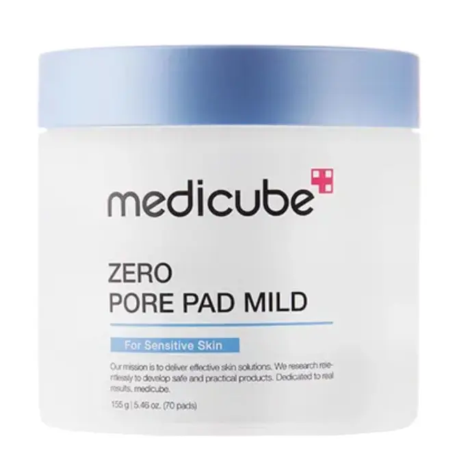 Medicube Zero Pore Pad Mild čisticí tampony na pleť pro minimalizaci pórů jemné 70 ks