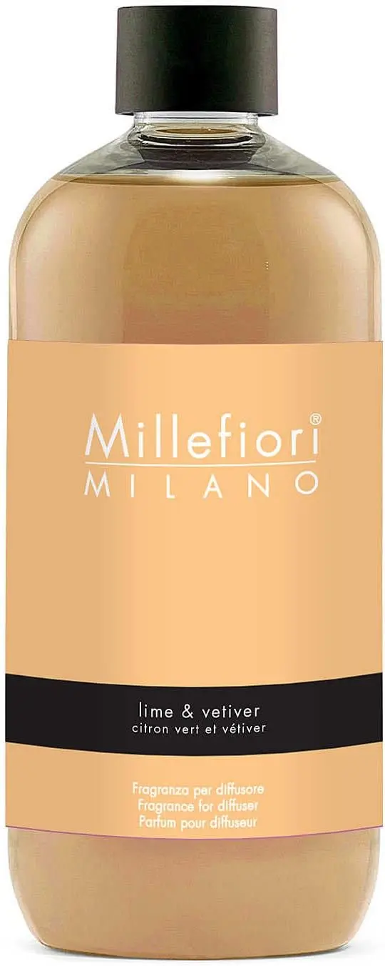 Millefiori Natural Lime & Vetiver náplň pro aroma difuzér 500 ml