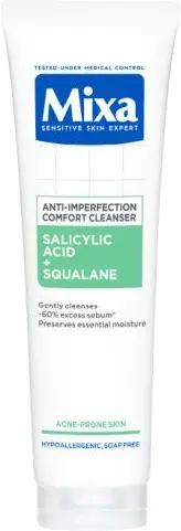 Mixa Čisticí gel Salicylic acid + squalane 150 ml