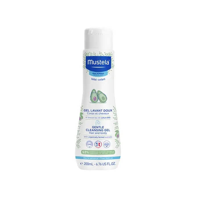 Mustela Jemný čisticí tělový a vlasový gel 200ml