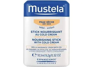 Mustela Vyživující tyčinka obohacená o cold cream na suchou pokožku 10 ml