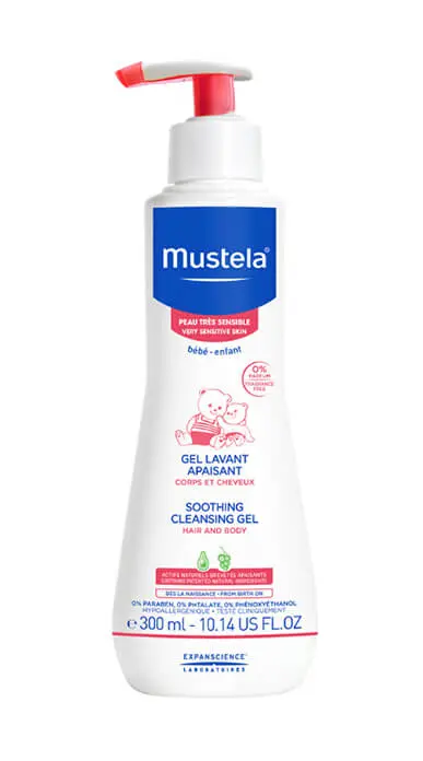 Mustela Zklidňující čisticí gel 300ml repack