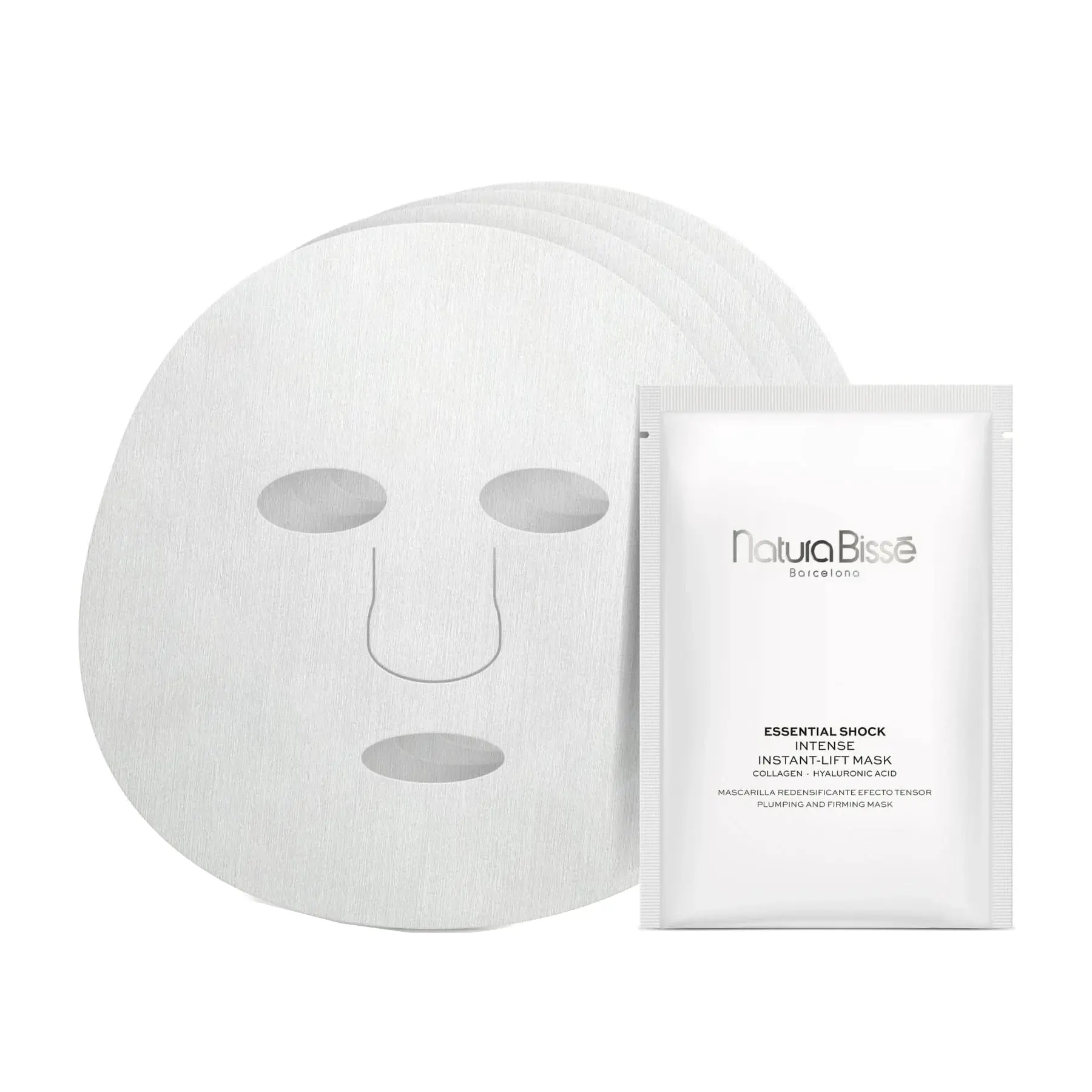 Natura Bissé Liftingová pleťová maska Essential Shock (Intense Instant-Lift Mask) 4 ks
