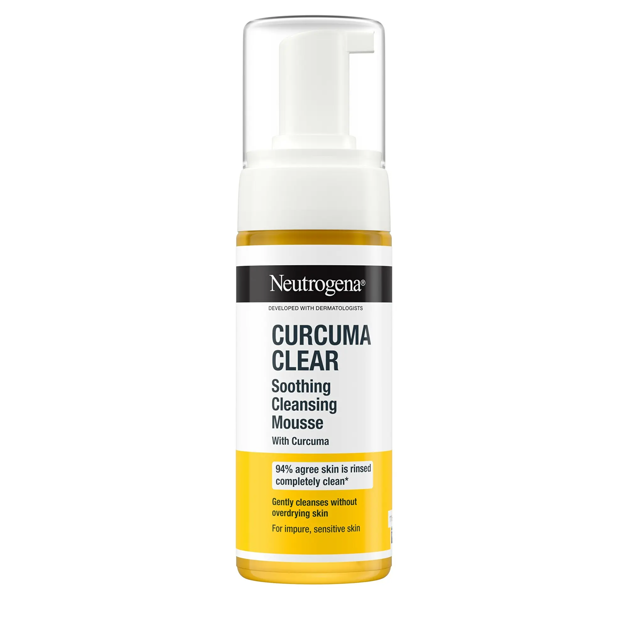 Neutrogena Zklidňující čisticí pěna Curcuma Clear 150 ml