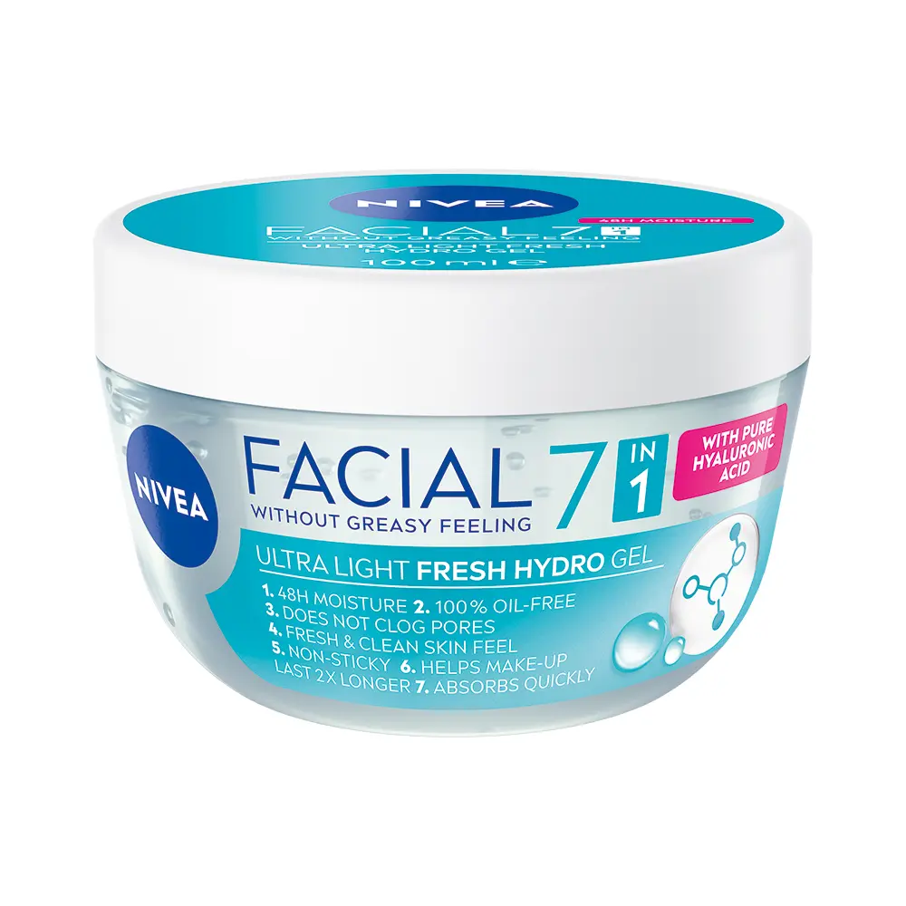 Nivea Facial Ultra lehký svěží hydratační gel na obličej 100 ml