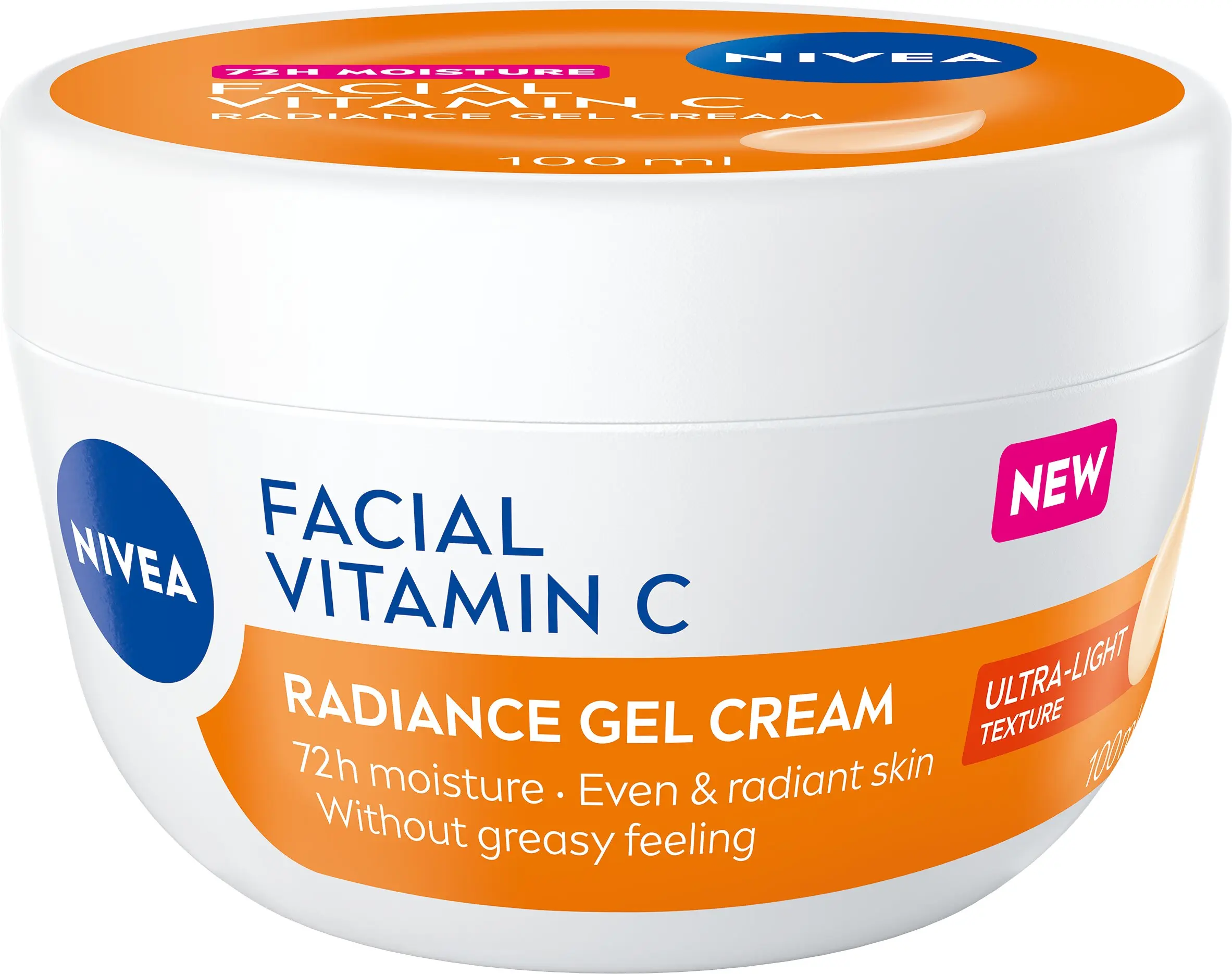 Nivea Facial Vitamín C rozjasňující gelový pleťový krém 100 ml