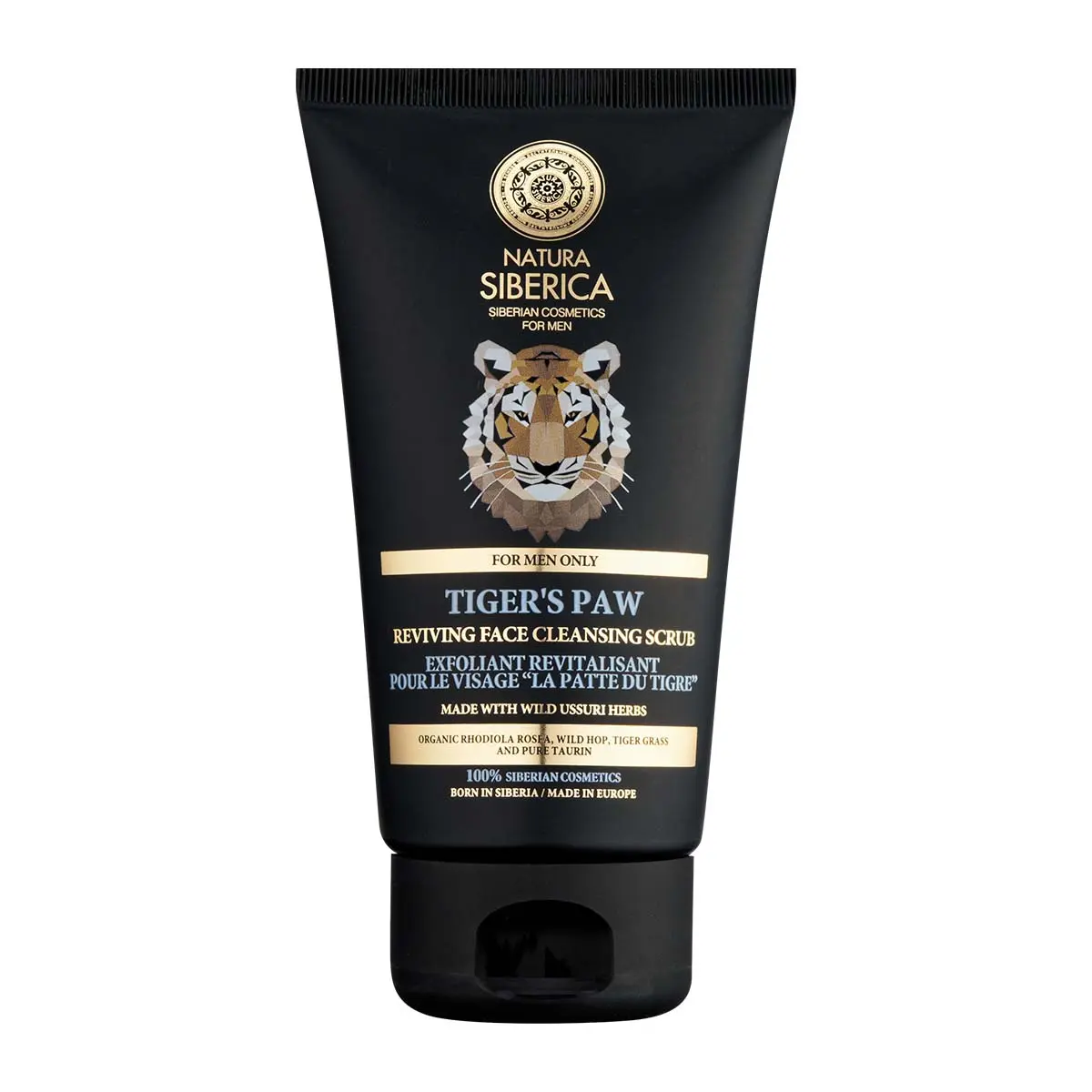 NATURA SIBERICA MEN Revitalizační čistící peeling - Tygří tlapa 150 ml